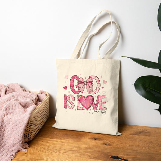 God Is Love Canvas Tote Bag
