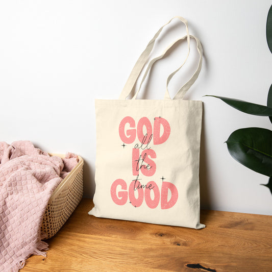 God Is Good Canvas Tote Bag
