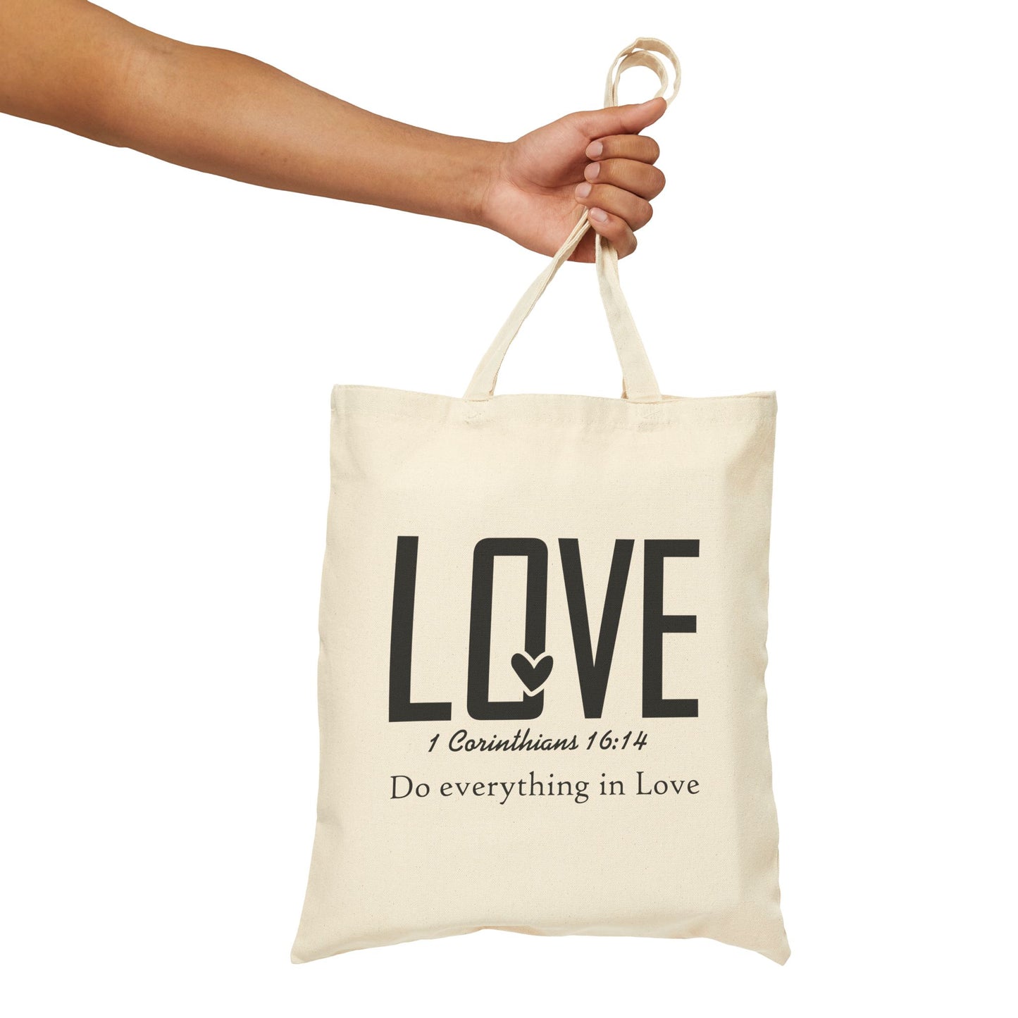 1 Corinthians Love Scripture Tote