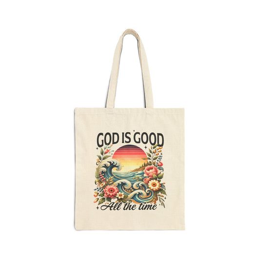 God Is Good Canvas Tote