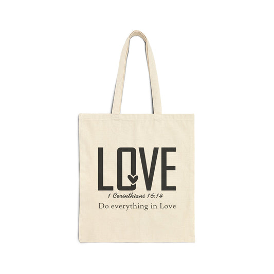 1 Corinthians Love Scripture Tote