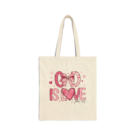 God Is Love Canvas Tote Bag