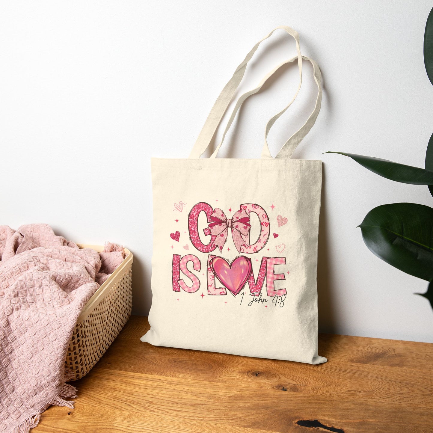 God Is Love Canvas Tote Bag