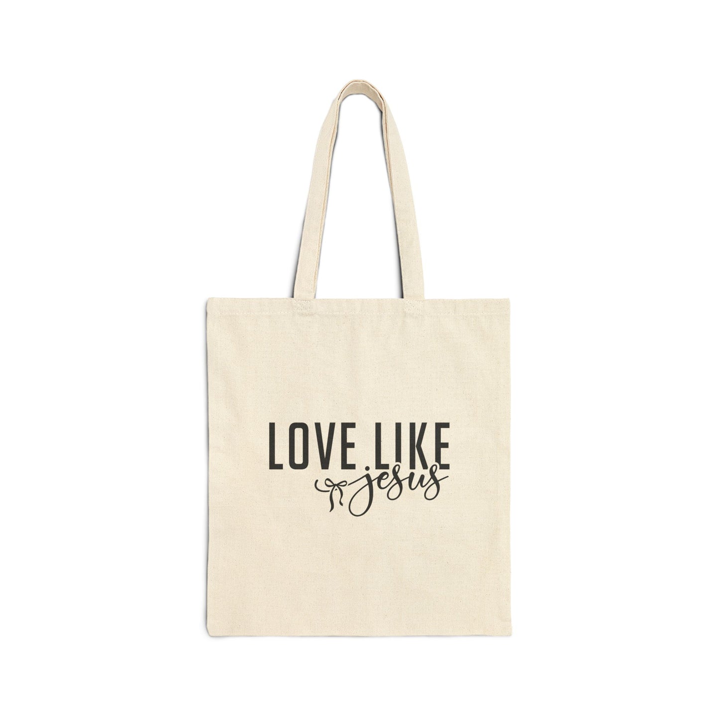 "Love Like Jesus" Canvas Tote Bag